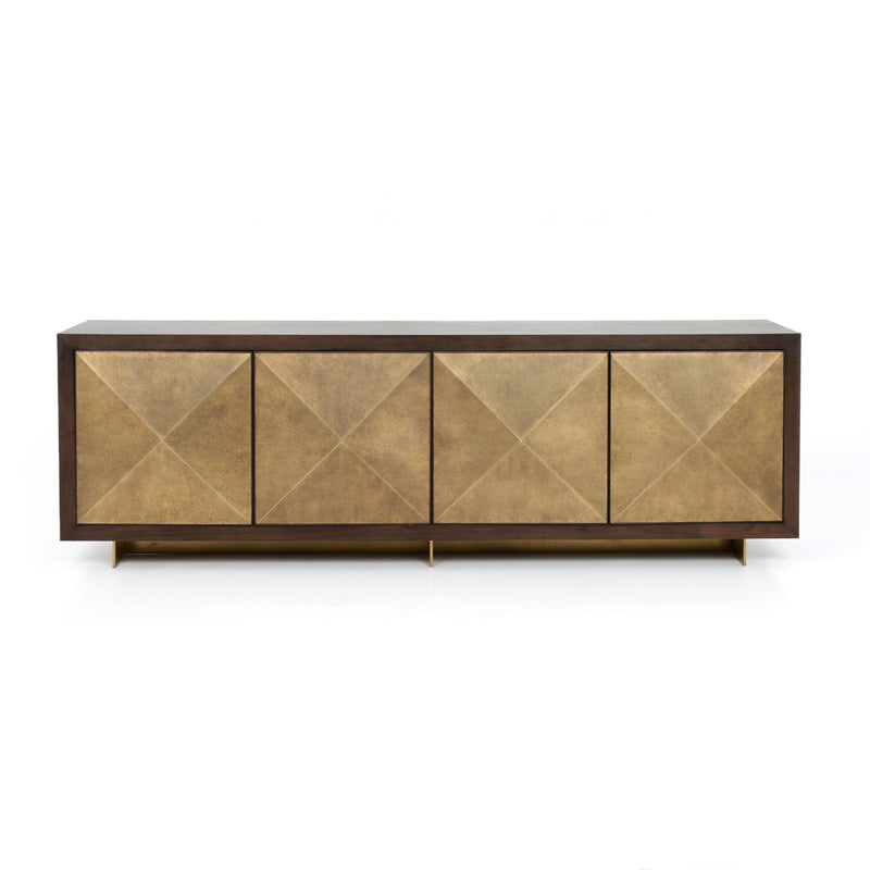 media image for Enzo Sideboard In Polished Brass 233