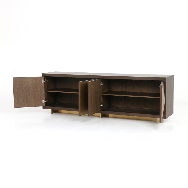 media image for Enzo Sideboard In Polished Brass 266