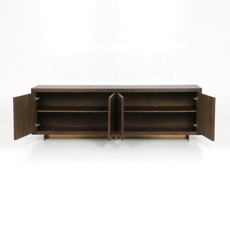 media image for Enzo Sideboard In Polished Brass 272