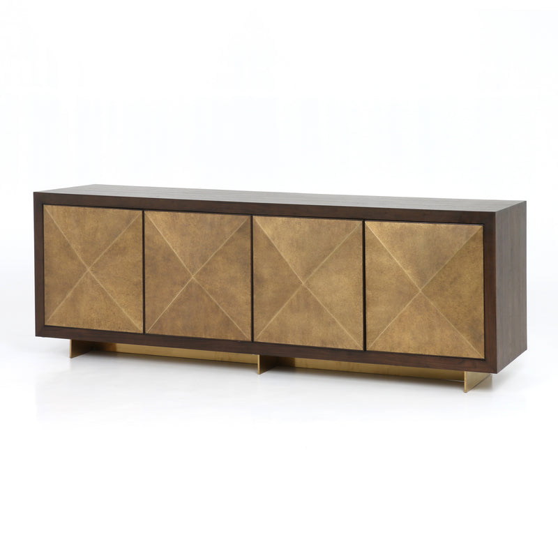 media image for Enzo Sideboard In Polished Brass 295