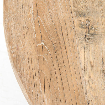product image for round occasional table in whitewash 3 2