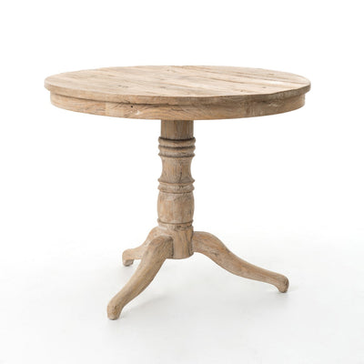 product image for round occasional table in whitewash 1 11