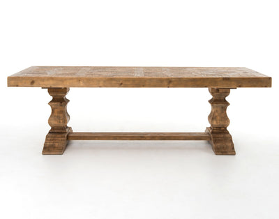 product image for castle dining table in bleached pine 5 13
