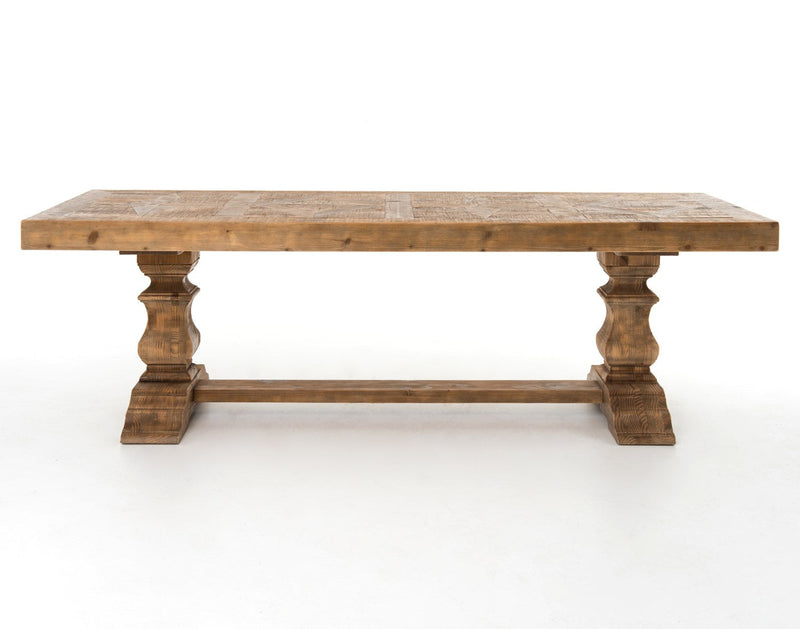 media image for castle dining table in bleached pine 5 250