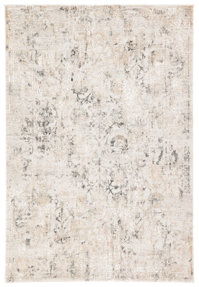 product image of Clara Floral Rug in White Sand & Castlerock design by Jaipur Living 596