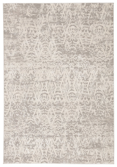 product image of Kata Geometric Rug in Steeple Gray & Bone White design by Jaipur Living 594