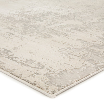 product image for Brixt Abstract Gray & Ivory Area Rug 88