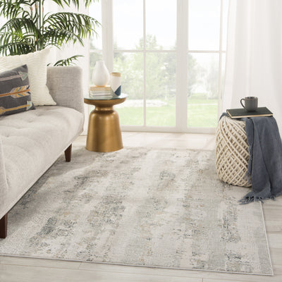product image for Jaspal Tribal Gray/ White Rug by Jaipur Living 38