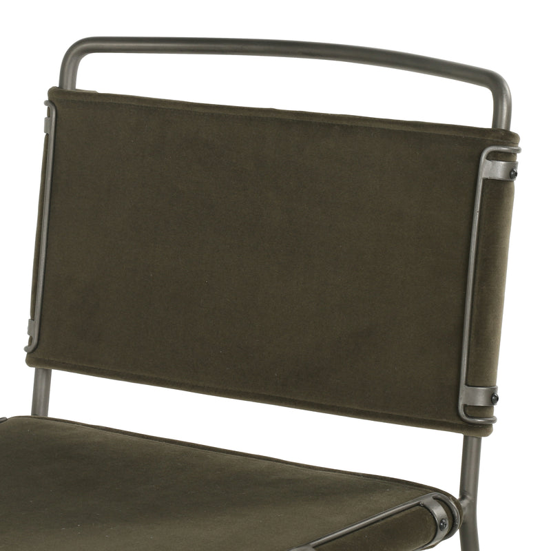 media image for Wharton Dining Chair in Modern Velvet Loden by BD Studio 286