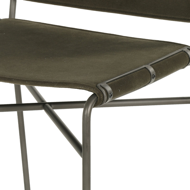 media image for Wharton Dining Chair in Modern Velvet Loden by BD Studio 214