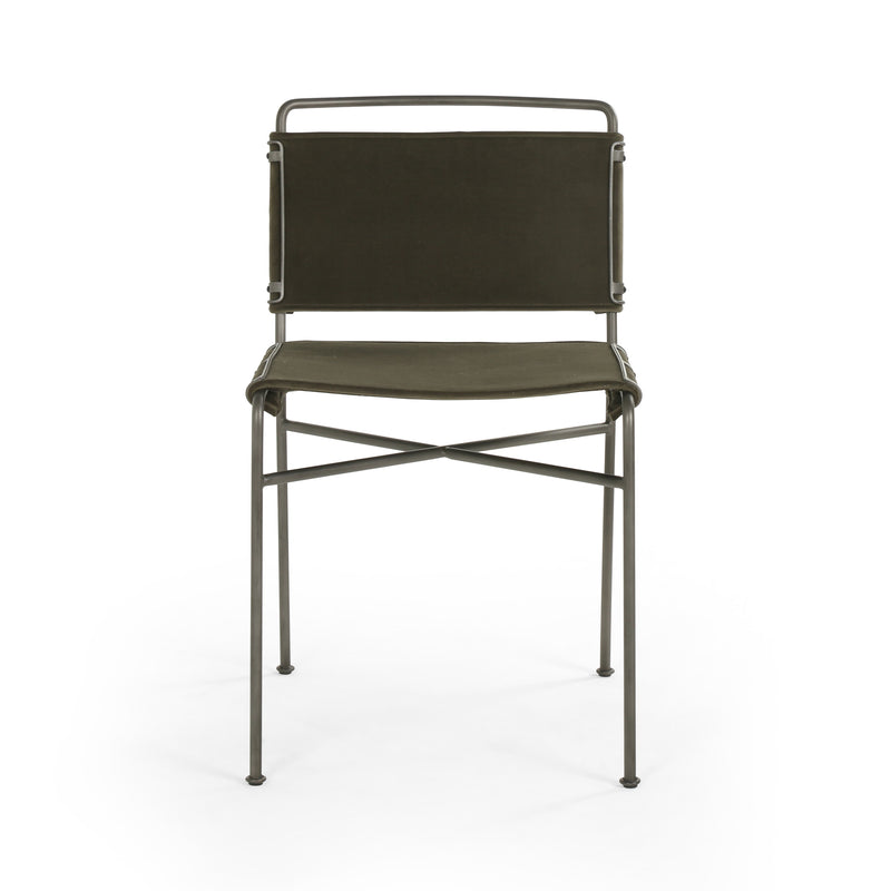 media image for Wharton Dining Chair in Modern Velvet Loden by BD Studio 230