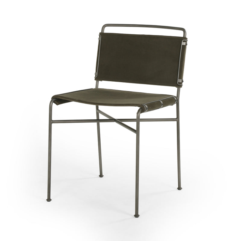 media image for Wharton Dining Chair in Modern Velvet Loden by BD Studio 24