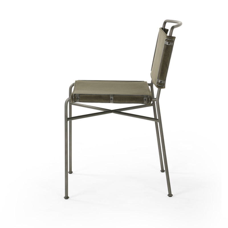 media image for Wharton Dining Chair in Modern Velvet Loden by BD Studio 282