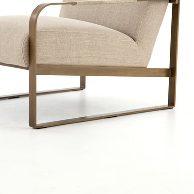 product image for Jules Chair In Stonewash Print Ecru 34
