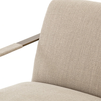 product image for Jules Chair In Stonewash Print Ecru 1