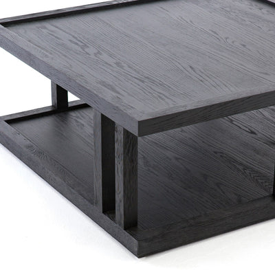 product image for charley coffee table in drifted black 6 3