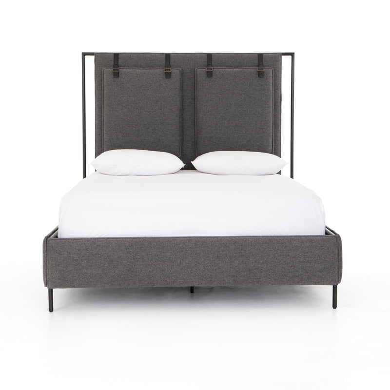 media image for Leigh Upholstered Bed In San Remo Ash 210