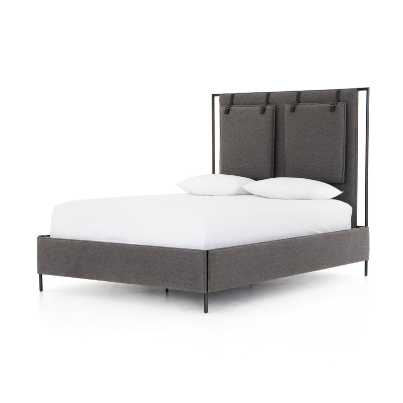 media image for Leigh Upholstered Bed In San Remo Ash 212