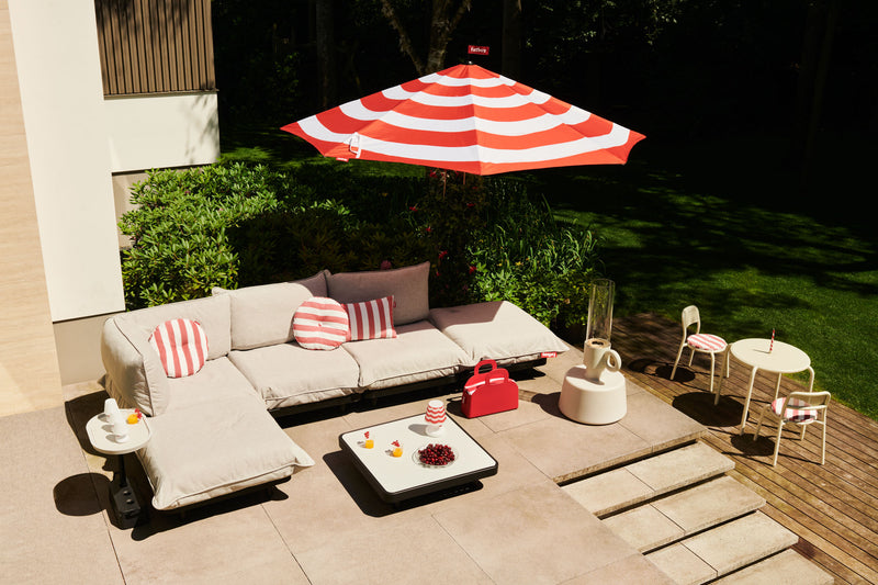 media image for circle outdoor striped pillow 12 288