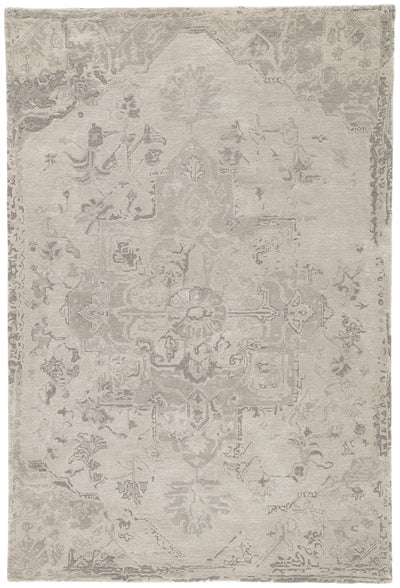 product image for Sasha Medallion Rug in Pumice Stone & Steeple Gray design by Jaipur Living 0
