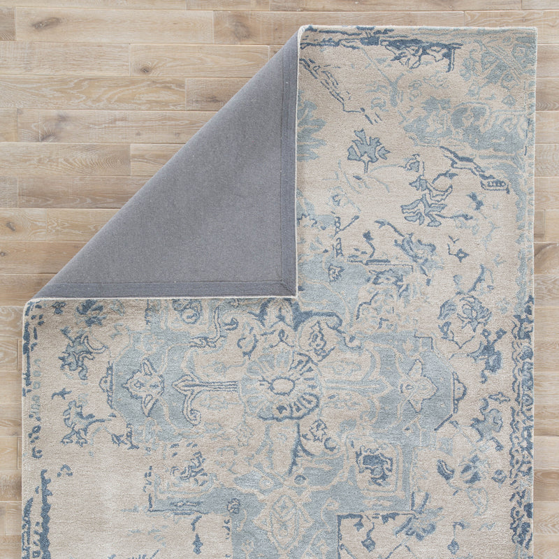media image for sasha medallion rug in feather gray lead design by jaipur 3 236