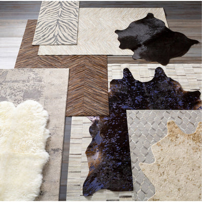 product image for Zander ZND-1001 Hand Crafted Rug in Cream & Taupe by Surya 48