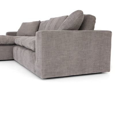 product image for Plume 2 Piece Sectional In Harbor Grey 136 94