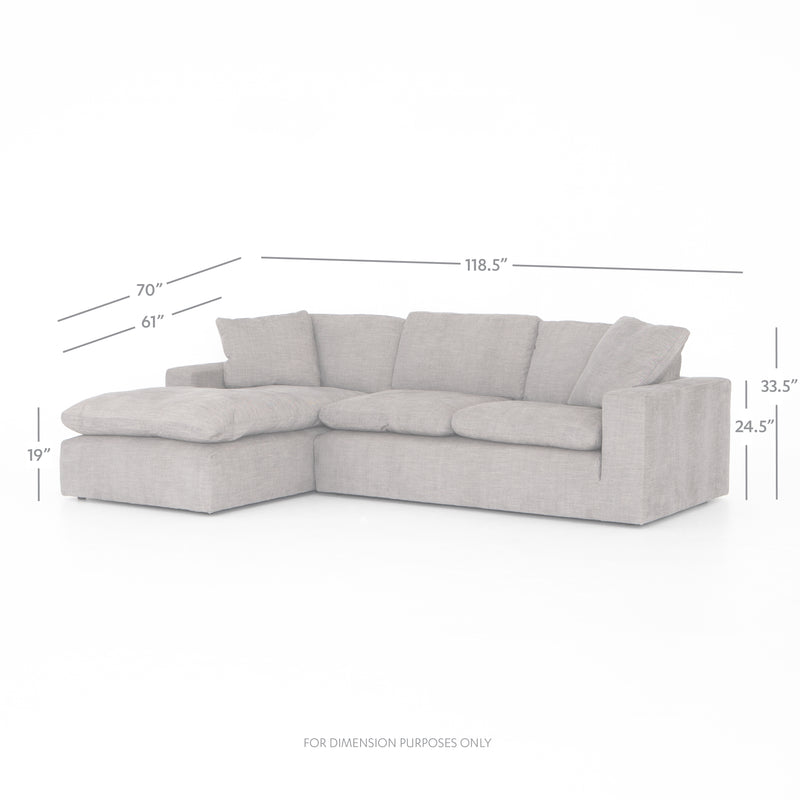 media image for Plume 2 Piece Sectional In Harbor Grey 136 269