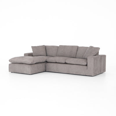 product image for Plume 2 Piece Sectional In Harbor Grey 136 98