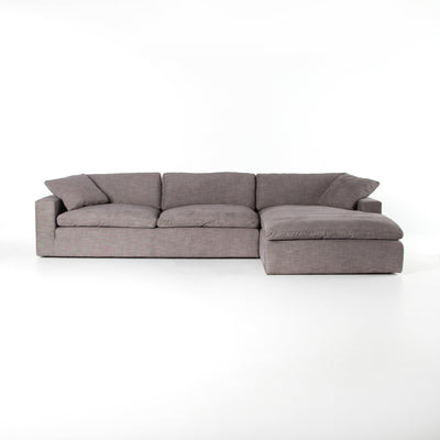 product image for Plume 2 Piece Sectional In Harbor Grey 136 40