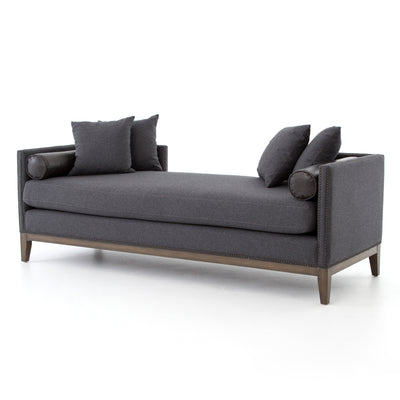 product image for Mercury Double Chaise In Charcoal Felt 6