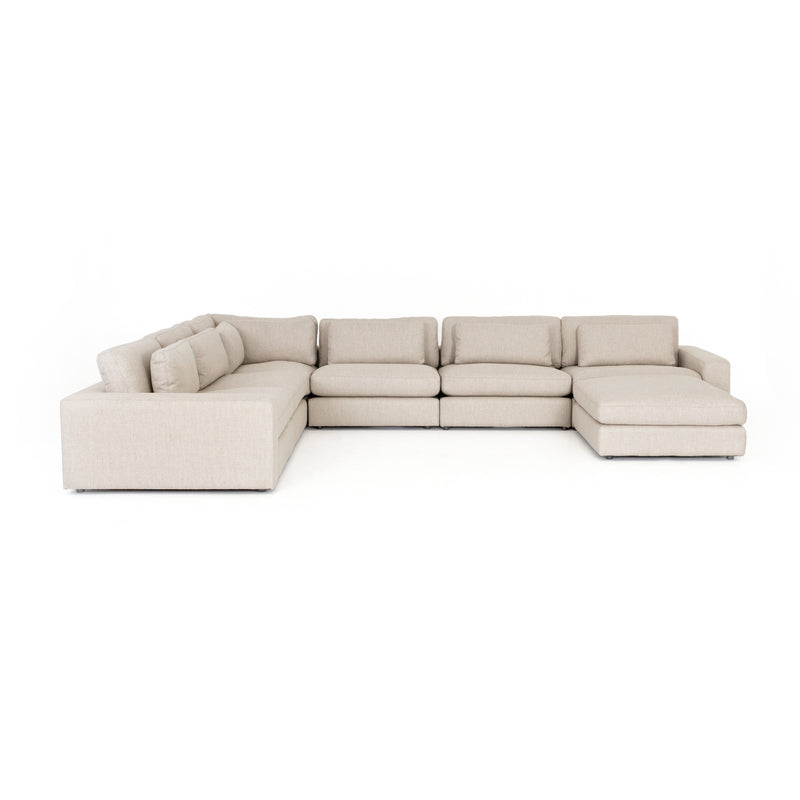 media image for Bloor 6 Pc Sectional Ottoman In Essence Natural 211