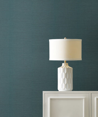 product image for Maguey Sisal Wallpaper in Dark Teal 27