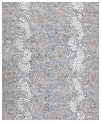 product image for Clamor Conlan Hand Knotted Gray & Light Blue Rug 1 72