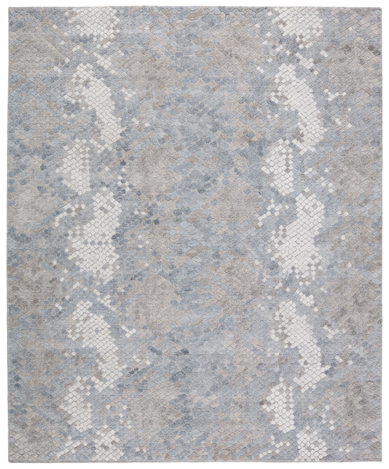 media image for Clamor Conlan Hand Knotted Gray & Light Blue Rug 1 276