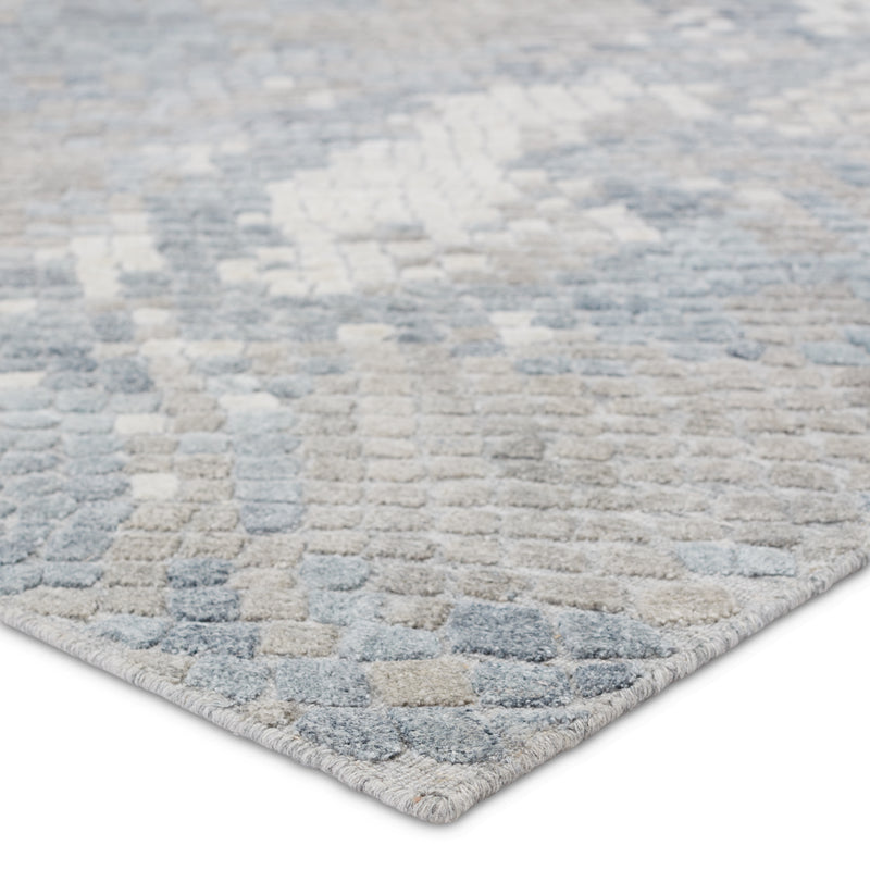 media image for Clamor Conlan Hand Knotted Gray & Light Blue Rug 2 263