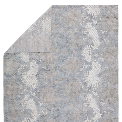 product image for Clamor Conlan Hand Knotted Gray & Light Blue Rug 3 36