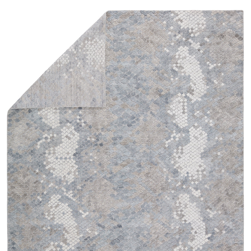 media image for Clamor Conlan Hand Knotted Gray & Light Blue Rug 3 276