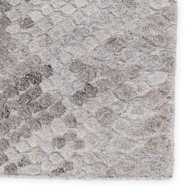 product image for Clamor Conlan Hand Knotted Gray & Taupe Rug 4 62