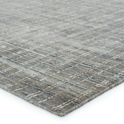 product image for Clamor Thaddea Hand Knotted Gray & Blue Rug 2 85