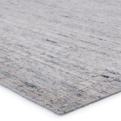 product image for Clamor Thaddea Hand Knotted Light Gray & Blue Rug 2 4