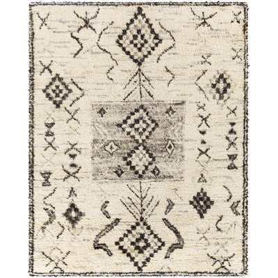 product image of Camille CME-2301 Hand Knotted Rug in Cream & Charcoal by Surya 525