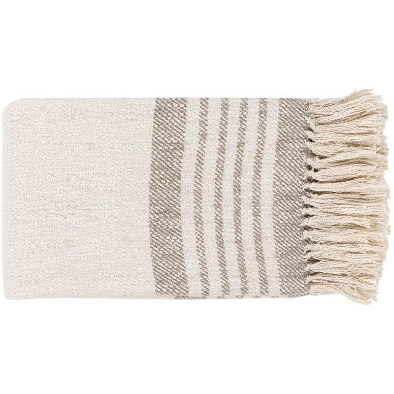 media image for Chamonix CMX-1000 Hand Woven Throw in Taupe by Surya 29