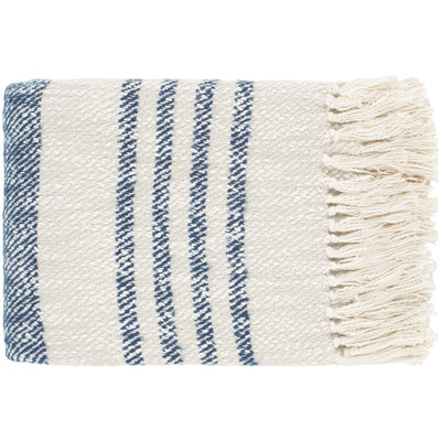 product image for Chamonix CMX-1002 Hand Woven Throw in Dark Blue by Surya 77
