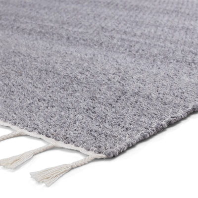 product image for Encanto Indoor/Outdoor Solid Grey & White Rug by Jaipur Living 52