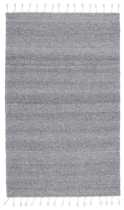 product image for Encanto Indoor/Outdoor Solid Grey & White Rug by Jaipur Living 91