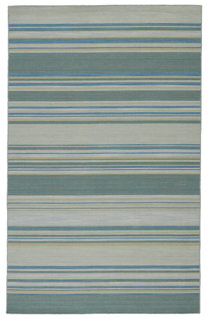 media image for kiawah stripe rug in harbor gray dusty turquoise design by jaipur 1 251