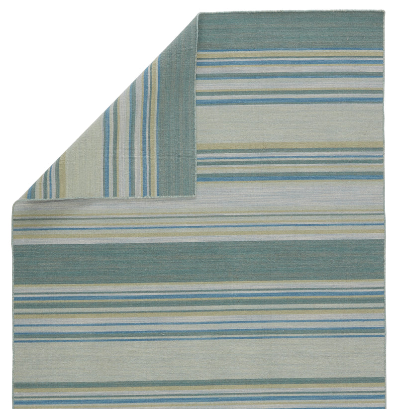 media image for kiawah stripe rug in harbor gray dusty turquoise design by jaipur 3 293