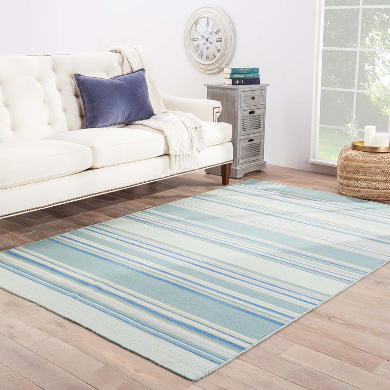 media image for kiawah stripe rug in harbor gray dusty turquoise design by jaipur 5 256
