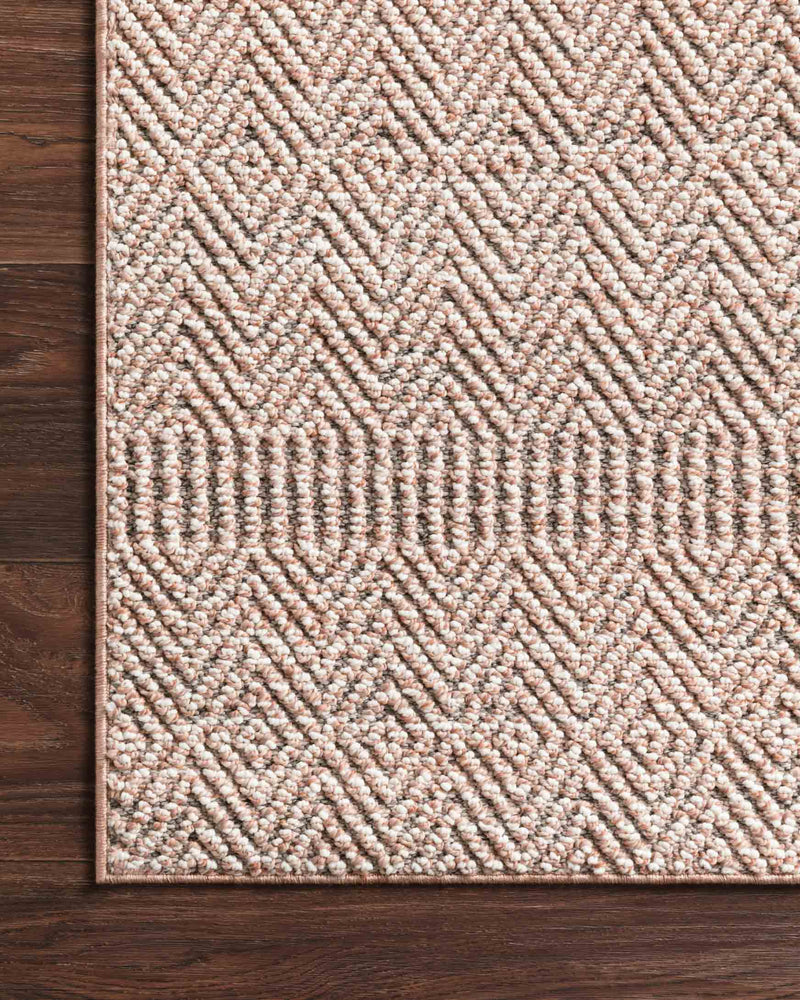 media image for Cole Indoor/Outdoor Rug in Blush & Ivory by Loloi 222